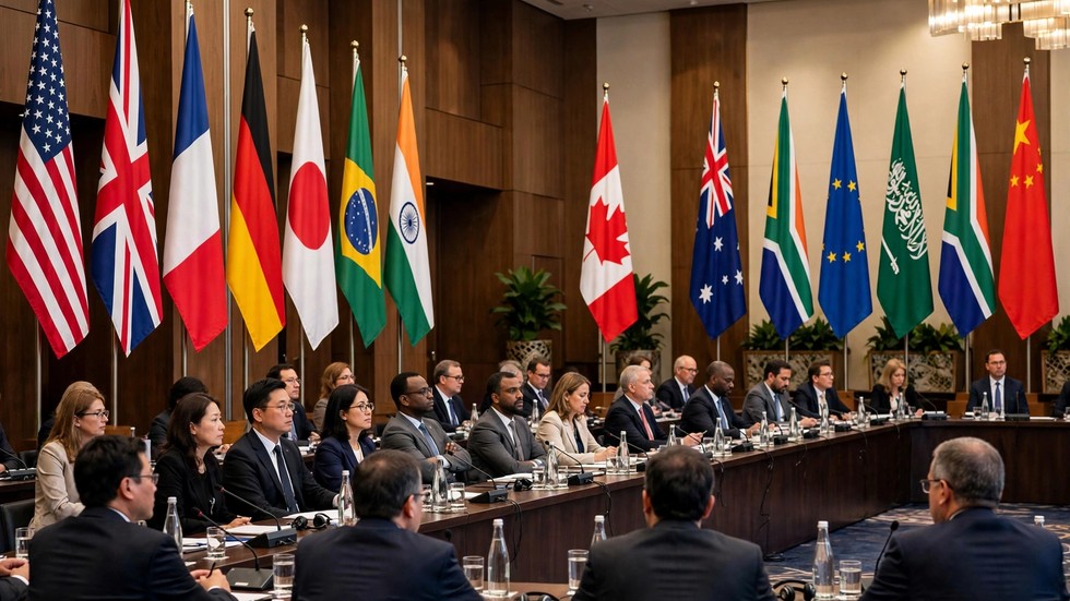 Klimattoppmöte 2026: världsledare samlade runt ett bord under ett internationellt klimatmöte
