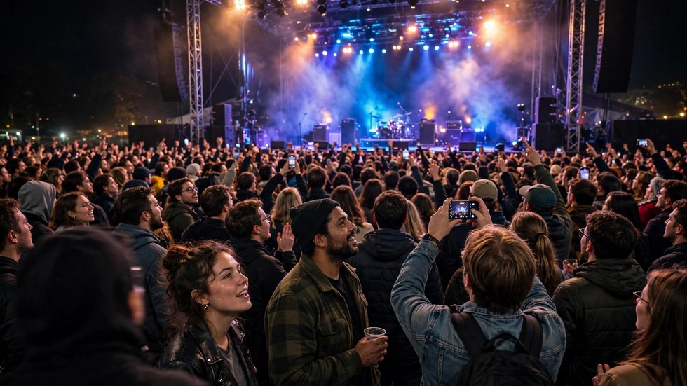Konserthösten 2026 – Stor konsertpublik framför en upplyst scen