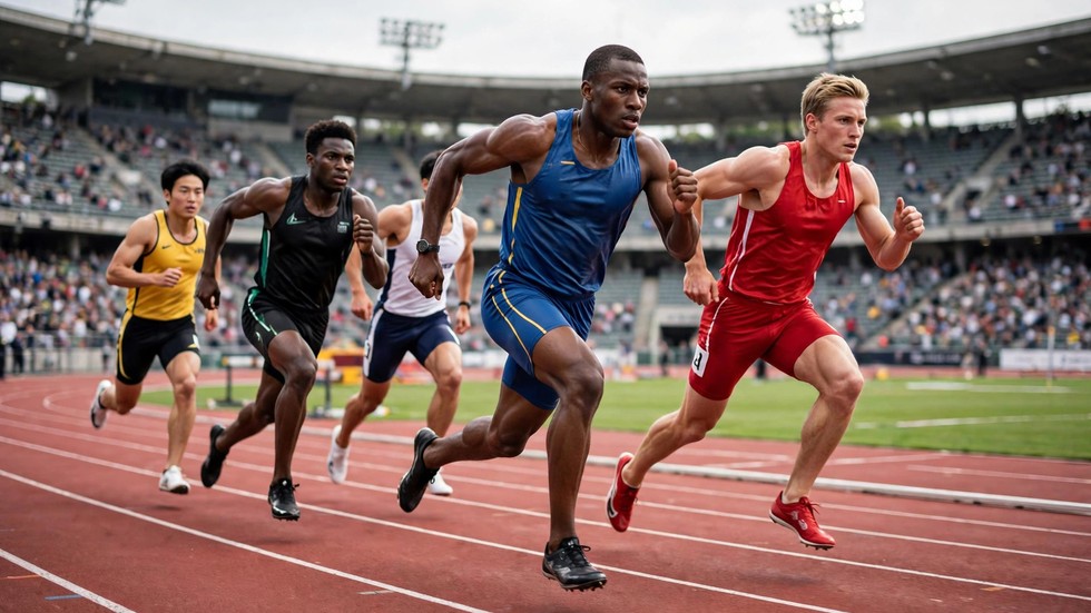 Friidrotts-VM 2026 – Friidrottare som springer på en arena under tävling